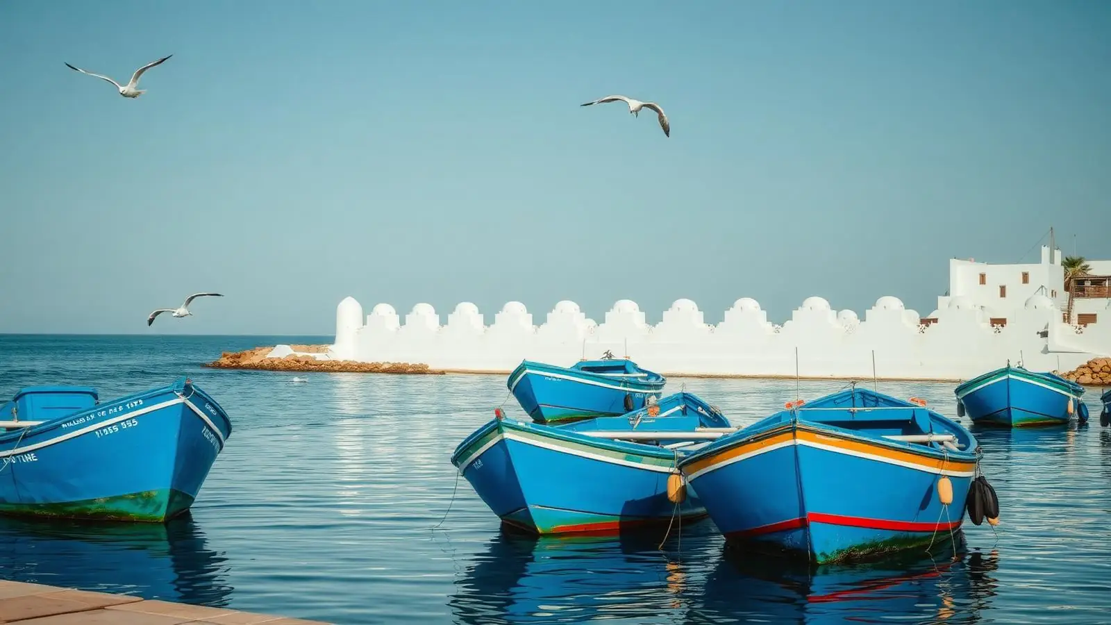 Vue de Essaouira, Maroc