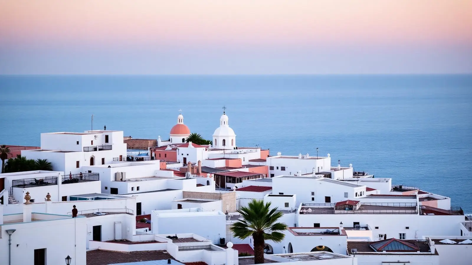 Vue de Tanger, Maroc